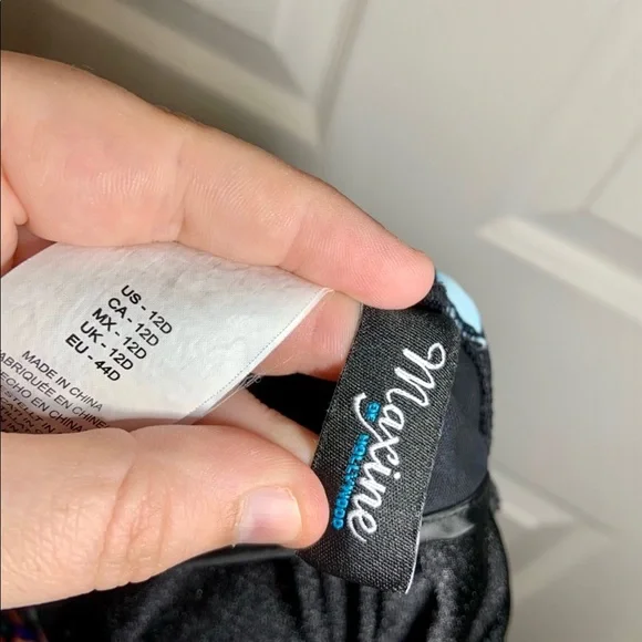 🦋 Maxine of Hollywood 12 D Sparkler Tankini Swim Top Large Nice! Adjustable - Picture 6 of 9